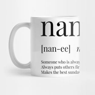 Nanny Definition Mug